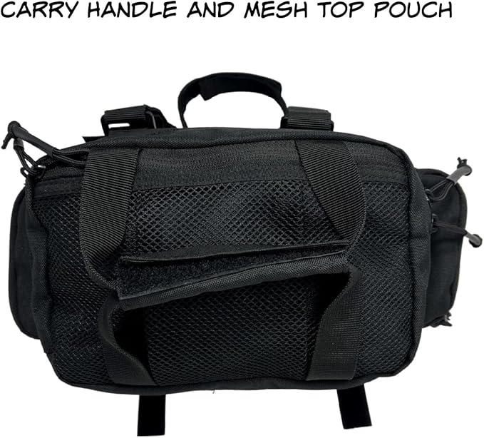 BiKase Kool Pak Insulated Bike Cooler Bag, Waterproof and Mountable on Rear Rack or Handlebars, with Mesh Pocket and Side Pockets, Perfect Bike Rack Bag with Phone Holder