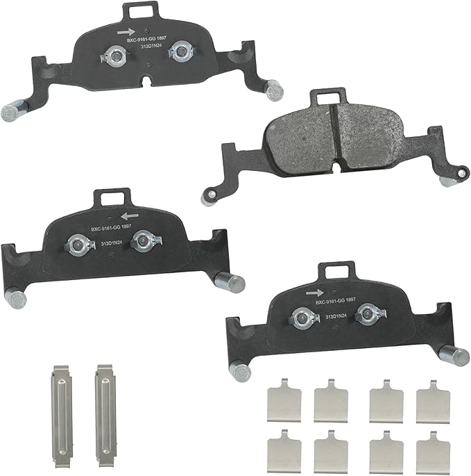 Bendix Premium SBC1897 Ceramic Front Brake Pads for Audi A4 2017-2018, allroad 2016-2025, Quattro 2017-2025, A5 2018-2019, Quattro, Sportback 2018-2024, A6 Quattro 2019, 2021-2025, Q5 2018