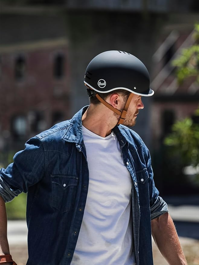 Thousand Heritage 1.0 Adult Bike Helmet; The Original Low Profile Retro Commuter Cycling Helmet Safety Certified for Bicycle Skateboard Skating Roller Skates; for Men & Women