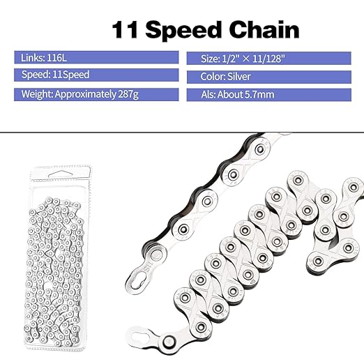 11 Speed Bike Chain, Bike Chain for Road Mountain Racing Cycling