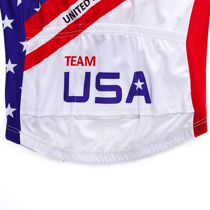 Men's Cycling Jerseys Tops Biking Shirts Short Sleeve Full Zipper Bike Clothing