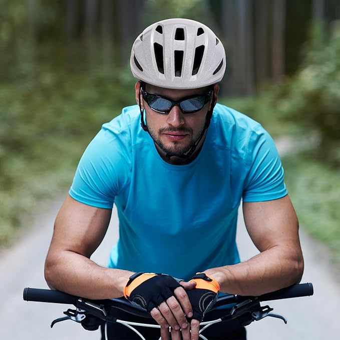Adult Bike Helmet, SIFVO Road Bike Helmet Adjustable 55-58cm, Magnetic Buckle Lightweight Cycle Helmet for Men and Women Commuting Cycling Scooter Helmet
