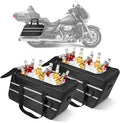 Motorcycle Saddlebag Cooler Liner Bag, Insulated Saddle Bag Compatible with 1993-2024 Harley Touring Electra Glide Road Glide Street Glide Road King with Detachable Shoulder Strap, 1 Pair