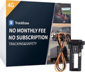 Wired GPS Tracker for Vehicles, No Monthly Fee, No Subscription with Real-Time Tracking, 4G SIM and Data Included, Trip History, GeoFence, Driving Alerts, IP67 Waterproof, Global Coverage