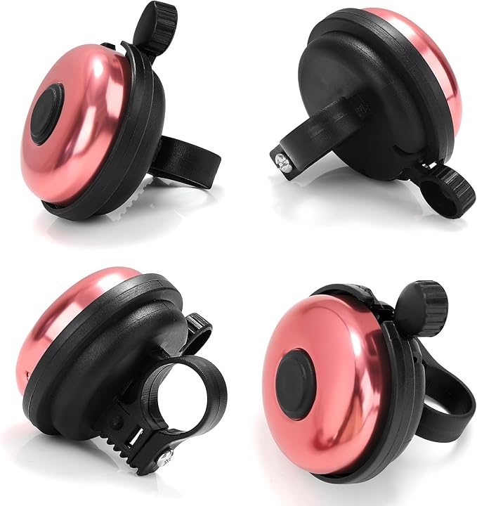 Accmor Classic Bike Bell, Aluminum Bicycle Bell, Loud Crisp Clear Sound Bicycle Bike Bell for Adults Kids