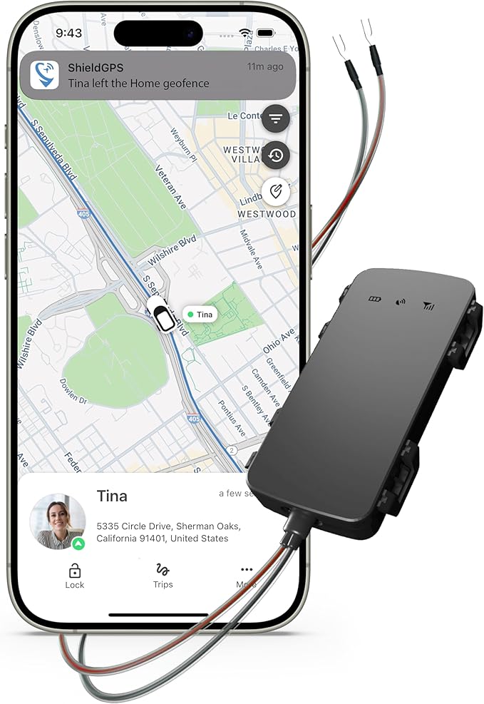 G1C - 4G Mini Wired GPS Tracker for Cars, Vehicles, RVs, Motorbikes, E-Bikes - Easy Self Install for Tracking, Anti Theft & Fleet Management