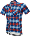 MOXILYN Men's Cycling Jersey Full Zip Riding Clothing Mountain Bike Tops Quick Dry - Bike Shirts