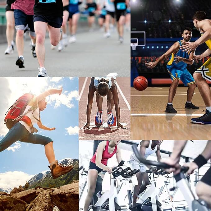 Sock Amazing 6 Pairs Men's Socks Low Cut Ankle Sock Cushion Non Slip No Show Breathable Running Socks for Cycling Fitness