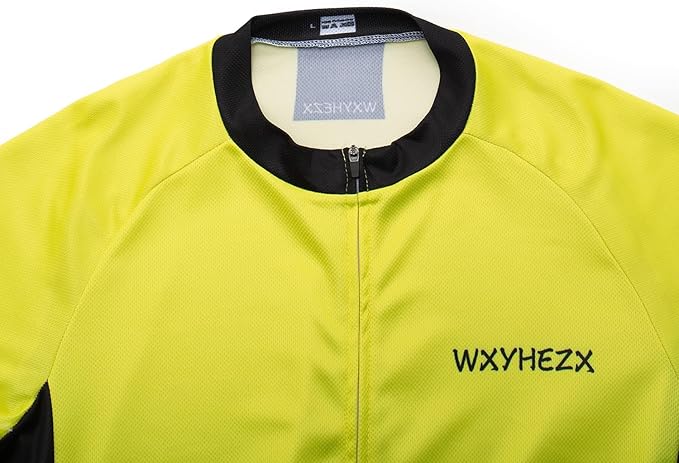 Men's Cycling Jersey Set Road Bike Shorts Sleeves Jersey Zipper Pokcet Bib Shorts with 20D Gel Pad Biking Clothing Sets