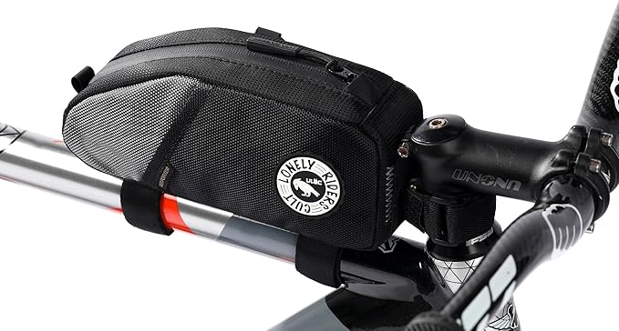 ULAC NOMADPAK: TREKKING Top Tube Bag (Black-Grey, 1.2L)