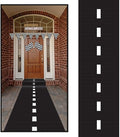 Super Z Outlet 10ft Long Racetrack Floor Running Racer Party Decoration Mat Drag Race Car Road Go Kart Theme Birthday Games (2ft Wide)