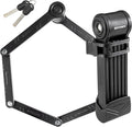 Kryptonite Keeper Folding Bike Lock, 2.75FT/3.25 FT Long Compact Lightweight High Security Anti-Theft Foldable Bicycle Lock with 2 Keys and Mount for E-Bikes Scooter Road Mountain Bike