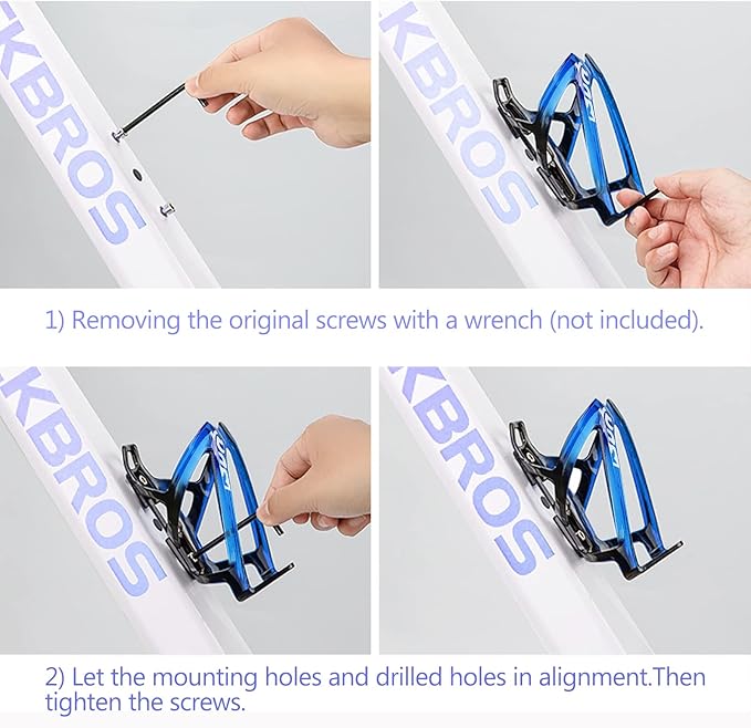 Universal Bike Bottle Cage with BPA-Free 25oz Bottle