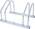 ZeHuoGe Bikes Floor Stand, Bike Parking Rack Garage Bike Storage Stand Indoor/Outdoor 22-28" Wheel Stand, Max Tire Width 2.15" (Silver, 2 Bikes)