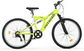 Mountain Bike for Adult Men Women, 26 Inch 7 Speed Mountian Bicycle with Dual Full Suspension, Dual V Brake MTB Bicycle, Multiple Colors