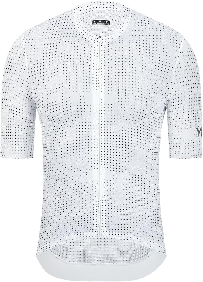 YKYWBIKE Cycling Jersey Men with Pockets Bike Jersey Short Sleeve Biking Shirts for Men Cycling Breathable MTB Biker Shirts