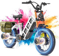 2026 eAhora Juliet Pro 2 EBike - Dual Motor 5400W/1200W 30-43MPH 60V 70Ah 200Mile Long Range Electric Bike for Adults, 20'' Fat Tire Fast Electric Mountain Bike Full Suspension Electric Bicycle