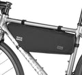 ROCKBROS Bike Frame Bag 2.9L Large Capacity Bike Storage Bag Waterproof Under Top Tube Bike Bag，Narrow Edge Bike Pouch for Mountain & Road Bike