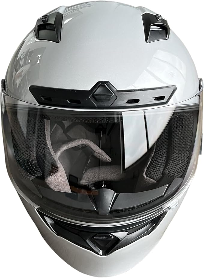 Qualifier DLX Helmet Visor,UV Protection Motorcycle Helmet Face Shield Compatible with Bell Qualifier DLX Mips/Qualifier/Star/Vortex/RS-1/RS-2/Revolver(Clear)