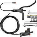 LD-200 2-Pistons Hydraulic Disc Brake Set for ebike,2-PIN Power-Off Electric Bike Hydraulic Brake kit，Hydraulic Brake Kits with mounting Tools and Screws