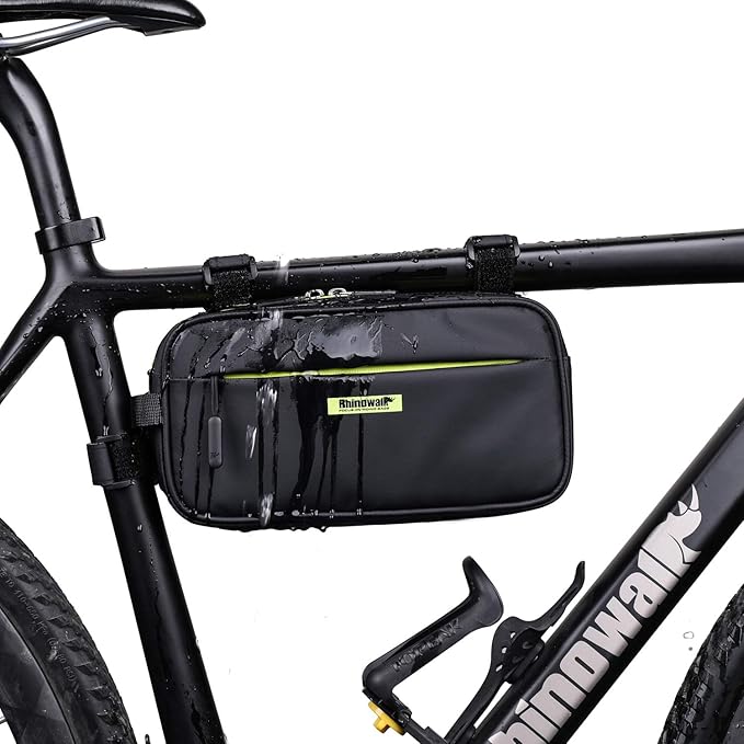 Rhinowalk Multifunction Bike Handlebar Bag Front Bag 3L Bicycle Frame Bag Waterproof Shoulder Bag Handbag Waist Bag
