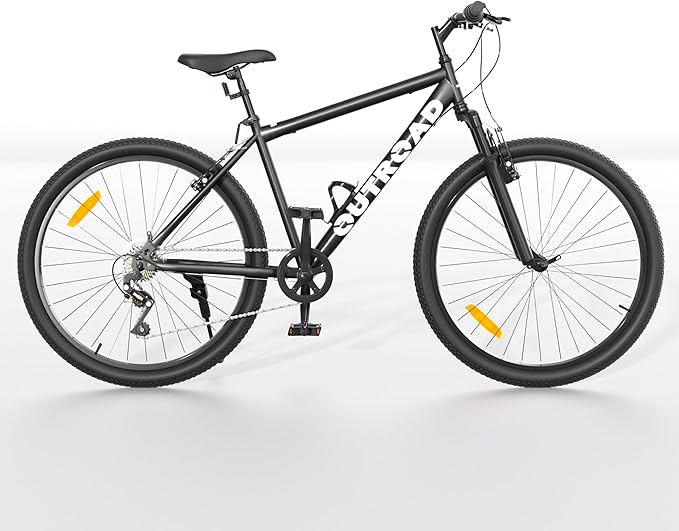 Outroad 26 Inch Comfort Mountain Bike,7-Speed/High-Carbon Steel Adult Bike with V Brakes, Adjustable Ergonomic Seat Bicycle for Men and Women