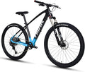 TRIFOX Carbon Fiber Mountain Bike,29er Carbon Mountain Bike with Shimano M6100 Deore Groupset 12-Speed,Carbon Fiber Frame,Hydraulic Fork 130mm Travel,/17/19 inch