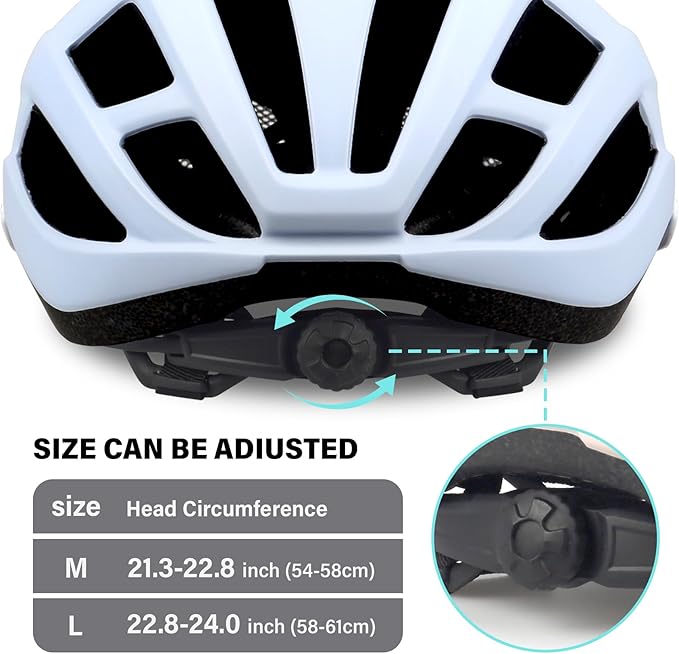 Bike Helmet for Adults Women Men Youth Kids, Lightweight Mountain Road Bicycle Cycling Helmets with Adjustable Dial & Removable Visor