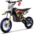 KOOZ HP112E PRO 36V 1000W Electric Dirt Bike for Kids, 3 Speed Modes Teen Electric Motorcycle Up to 20.6 MPH& 19 Miles Long-Range, Dual Suspension & Disc Brake, 16" Sturdy Tire