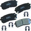 Bendix Premium SBC1302 Ceramic Rear Brake Pads for Hyundai Veracruz 2012-2007, Kia Sedona 2019-2015