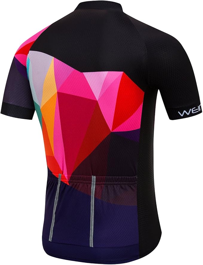 Cycling Jersey Mens Road Bicycle Clothing Summer Short Sleeve Breathable Cycling Tops