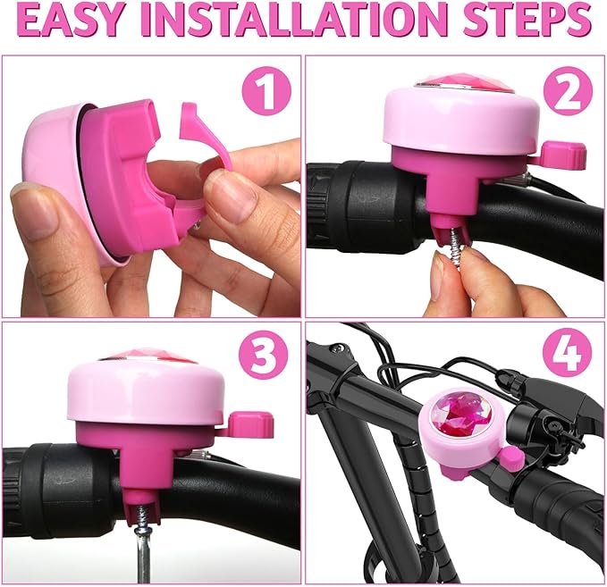 CHILDHOOD Bike Bell for Kids, Bike Accessories for Girls and Kids