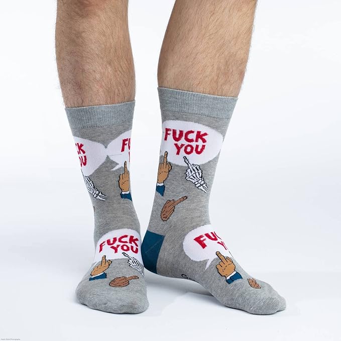 Good Luck Sock Novelty Crew Socks for Adults - For Men, Women and Teens