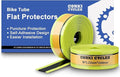 Corki Cycles Bike Tube Flat Protectors and Tire Liners Self Adhesive, Fits Width 1.35-2.4” 12 14 16 18 20 24 26 27.5 29 & 700c Mountain Road Bicycles, 2-Pack