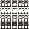 20-Pack Bike Chain Metal Master Link - Removable Quick Split Links for Bicycle, Mini Bike, Mountain Bike and Motorcycle Chain Repair