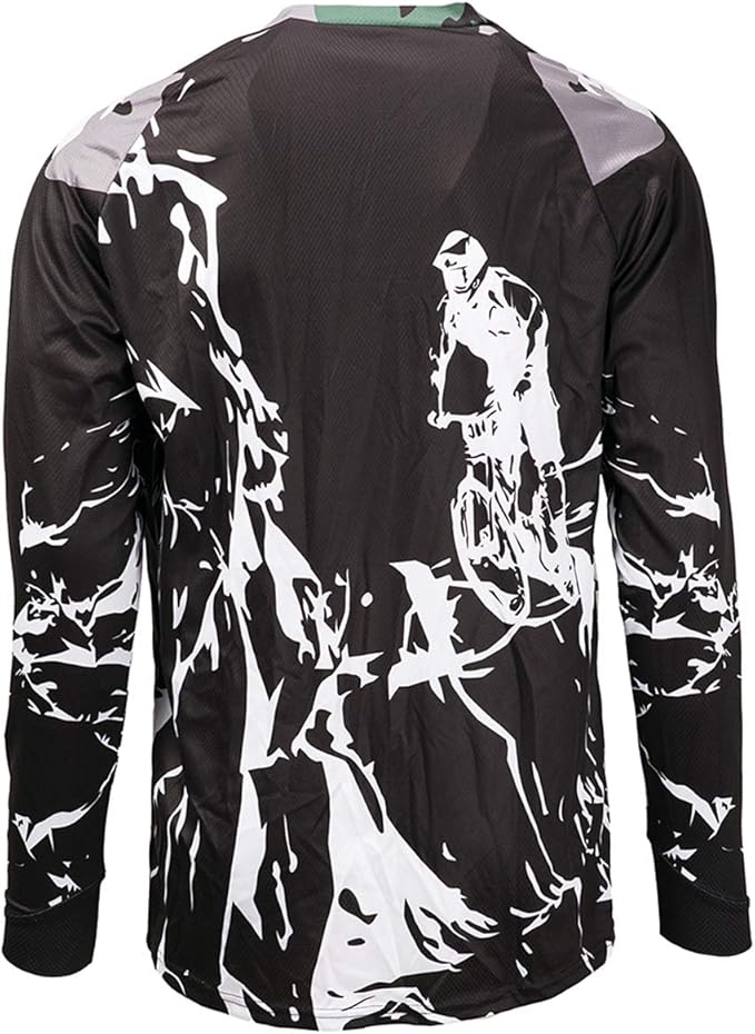 Men's Racing Shirts Summer Motocross Jersey Bicycle Sportswear MTB Jersey Long Sleeve Mountain Bike Clothes