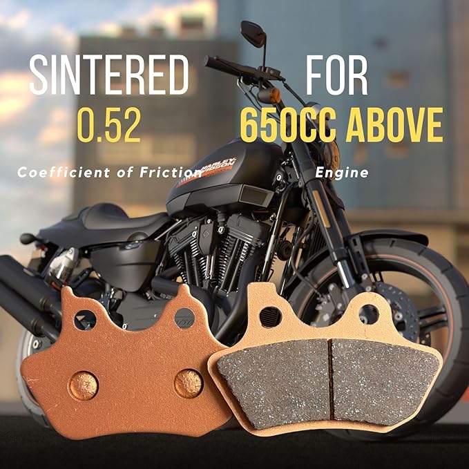 Brake Pads Compatible with Harley Davidson 2000-2007 / EBC - Sintered (1 Set)