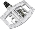 Venzo Dual Function Platform Multi-Use Compatible with Shimano SPD Mountain Bike Bicycle Sealed Clipless Pedals - Dual Platform Multi-Purpose - Great for Touring, Road, Trekking Bikes