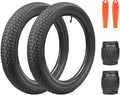 12/16/20x2.125 Bike Tires 1/2 Pack 12/16/20 Inch Kids Folding Replacement Tire/Tube Suitable for Tires 12/20x2.1 12/16/20x2. 125 12/20x2.25, Multiple Colors