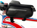 Waterproof Bike Phone Front Frame Bag Handlebar Mount Bicycle Front Tube Bag with Touchscreen Compatibility, Sunshade & Shockproof Design for Cycling, Commuting, and Outdoor Sports
