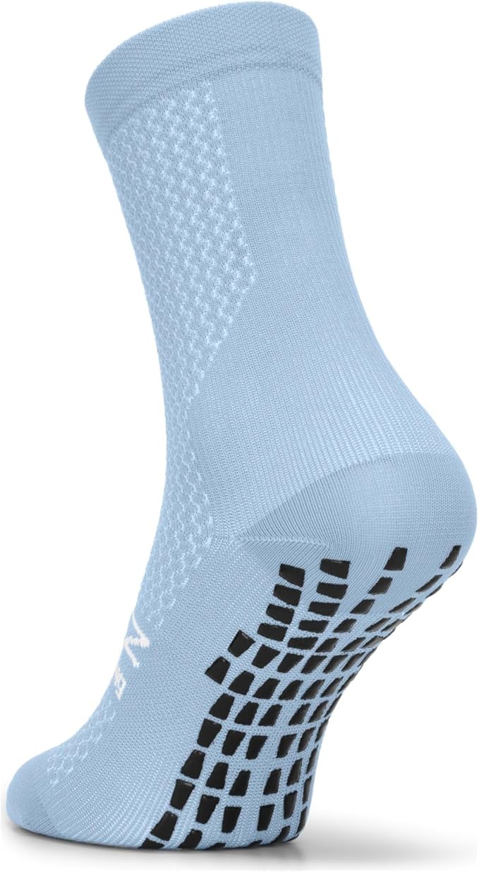 SOKZ2 Long Cycling Socks Performance Fit with Silicone Grippers Moisture Wicking Ideal for Road Racing and Training