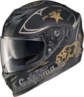 ScorpionEXO T520 Full Face Touring Motorcycle Helmet with Bluetooth Ready Speaker Pockets DOT ECE Approved Golden State (Matte Black - X-Large)