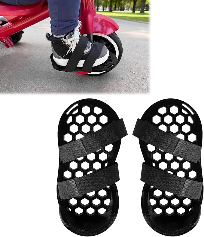 Adaptive Pedal Stabilizers - Adjustable Bike Pedals Foot Support for Mobility Aid, for Radio Flyer/for Schwinn Bike,Adjustable Foot Support Straps, Easy Install