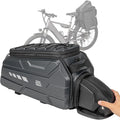 KEMIMOTO 40L E-Bike Battery Bike Bags for Rear Rack, EVA Hard Shell Bag with Reflective Strip and Waterproof cover, Ebike Trunk Bicycle Seat Pannier for Commuter Travel