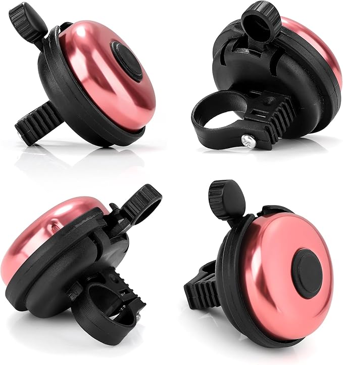 Accmor Classic Bike Bell, Aluminum Bicycle Bell, Loud Crisp Clear Sound Bicycle Bike Bell for Adults Kids