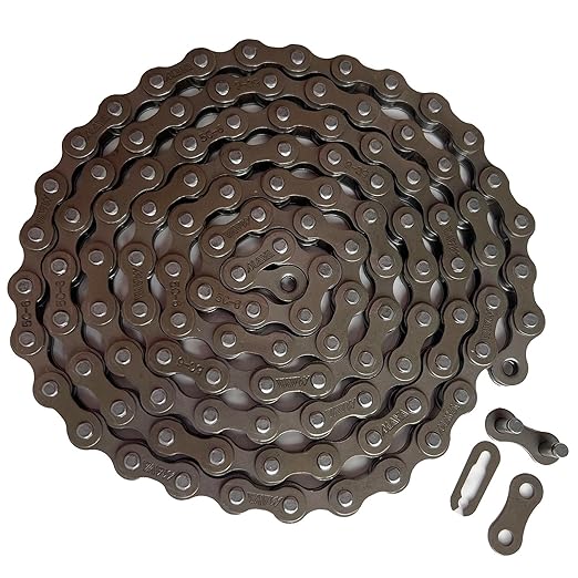 Single Speed Bike Chain, Bicycle Chain 1/2 x 1/8 Inch 114 Links for Single-Speed Bikes