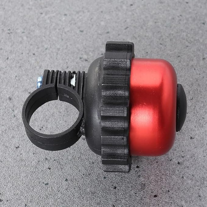 3pcs Rotating Loud Bike Bell Horn Set, Red Vintage Bicycle Bell Accessories for Mountain Biking and Road Cycling Handlebar