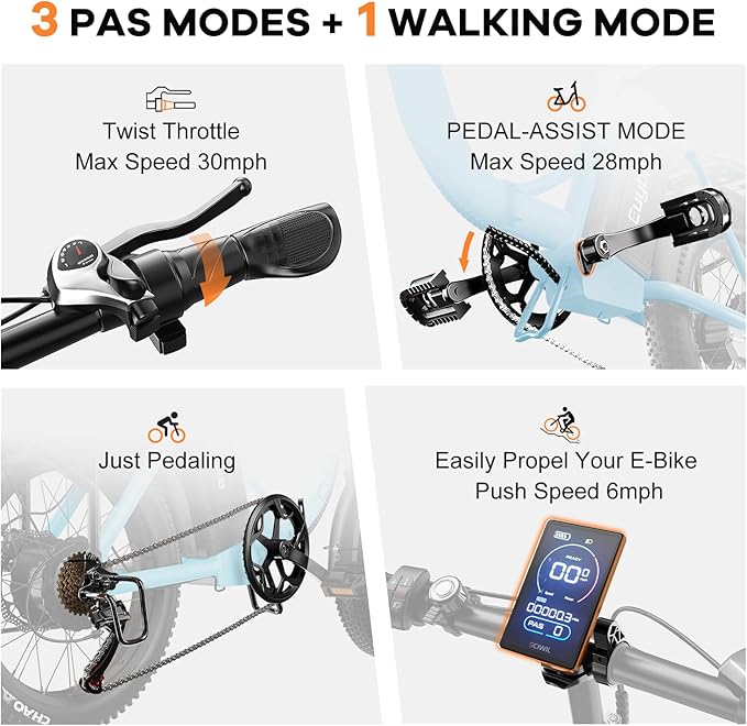 1000W Folding Electric Bike,48V 20AH Removable Battery E Bike,30+MPH,80 Miles Max Range Electric Bike for Adults,20" Fat Tire Foldable ebike,Adult Electric Bicycle for Commute Beach Snow