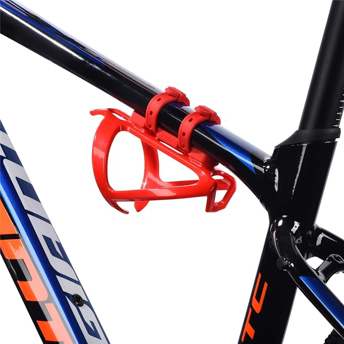 ZONKIE Bike Bottle Cage Mounting Base, Cup Mounting Base for Many Kinds Bikes, Fits Most Stroller Drink Holder, Silicone Material, Many Colors are Available.