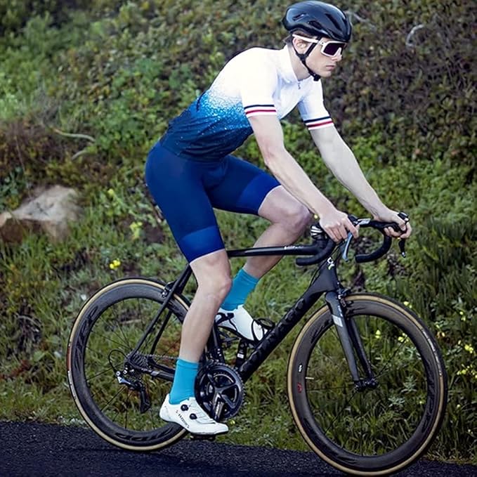 Lo.gas Cycling Jersey Men Short/Long Sleeve Bike Biking Shirts Full Zip with Pockets Road Bicycle Clothes